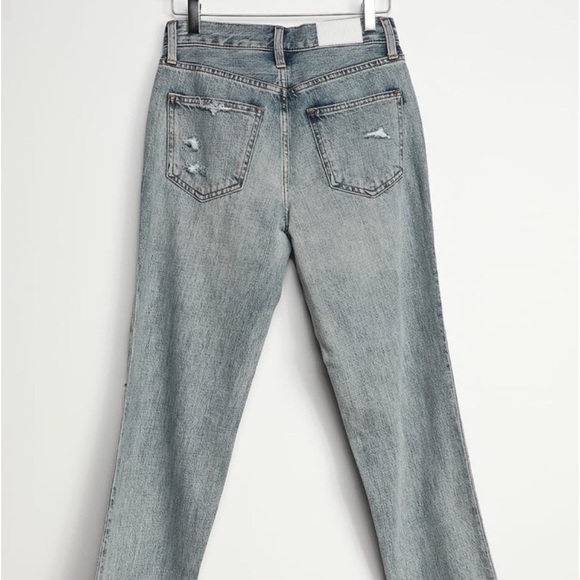 Pistola Presley '90s Roller Med Wash High-Rise Distressed Jeans. - Picture 4 of 15